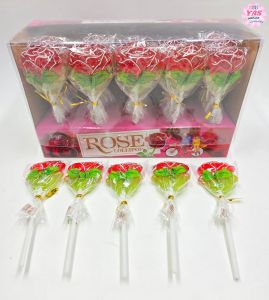 30pcs ROSE LOLLIPOP CANDY BOX/loot bag fillers/paninda/giveaways/party favors.