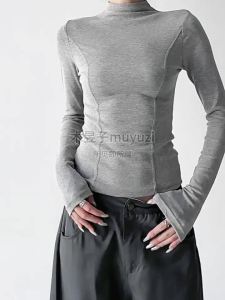 MUYUZI | Slim Fit Half Turtleneck Base Layer