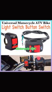 Universal Motorcycle ATV Bike Led Handlebar Light Switch ON/OFF Button Switch Spotlight Switch