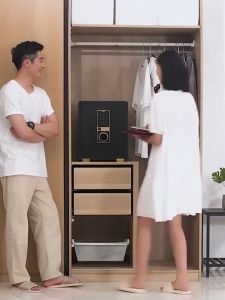 [Local seller + COD] 80CM double door 2022 new SE safe electronic digital safe SE luxury digital fire safe box jewelry home hotel lock keyboard black safety safe