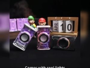 S219 - Speaker LENYES S-219 Mini Led Colorfull Lights Wireless Speaker Bluetooth 5.1 Hifi Sound Quality TWS