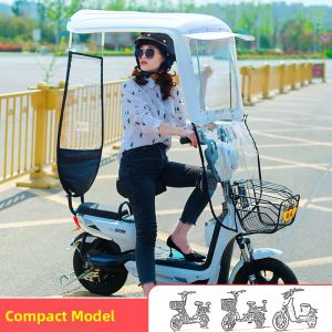 YIJIAYOUPENG | Sun and Rain Protection Canopy for Small E-bikes Extended Hard Top
