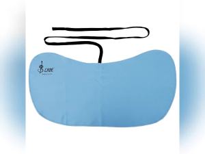 IRIN | Bông Tẩy Trang Hình Con Bướm Bằng Vải Cotton Màu Xanh Lam Phụ Kiện Âm Nhạc Ống Đa Năng