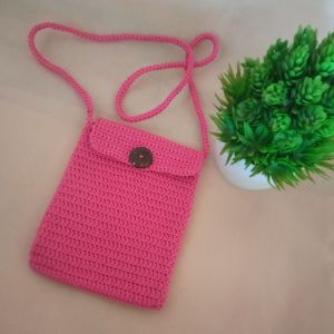 tas hp rajut tas paspor rajut handmade 14cm×19cm