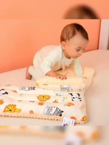 Ready Stock Washable Baby Pillow Childrens Cotton Pea Fleece Quick Dry Soothing Sleep Aid Pillowchildren 纯棉儿童枕头