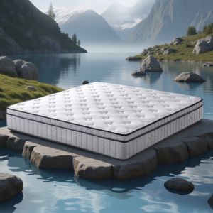 Seemon Mall ที่นอนสปริงคุณภาพ ขนาด 4 ฟุต5ฟุต6ฟุต สีขาว กันไรฝุ่น หนา 8 นิ้ว พัฒนาโดยผู้เชี่ยวชาญ ที่นอนสปริงอิสระ COD