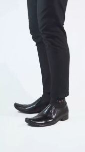 Sepatu Pantofel Pria Kulit Model Slip On Formal MD902