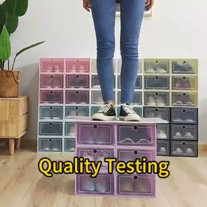 Foldable Shoe Box & Clear Storage Box: The Ultimate Organizing Space Helper