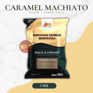 Serbuk Minuman 1 kg Rasa Caramel Machiato - PLAIN Tanpa Gula - JPS Powder Bubuk Instan