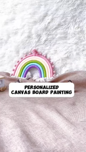 [SG INSTOCK] Pre-packed Children Goodie Bags For Birthday Party Kids Party Favors - Personalized Canvas Painting Board Kids Name