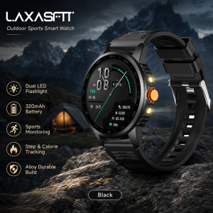laxasfit | Đồng Hồ Thông Minh Mới 2026 Màn Hình HD 1.52 Inch Gọi Điện Bluetooth Đèn Pin Kép Thiết Bị Theo Dõi Thể Dục Đa Năng Dành Cho Cả Nam Và Nữ Với Chức Năng Theo Dõi Nhịp Tim Và Giấc Ngủ