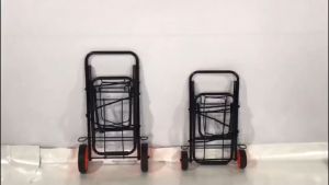 Foldable Shopping Push Cart Trolley - Medium