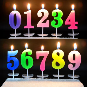 🔥Moheted👍Number Cake Candle Cake Topper Decoration Kids Birthday Party Candles Party Supplies