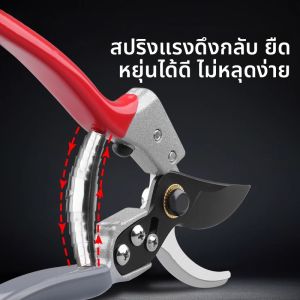 MONLEYTA | Japanese Precision Pruning Shears Stainless Steel Garden Pruner Strong Branch Trimming Fruit Tree Flower Home Greening Scissors