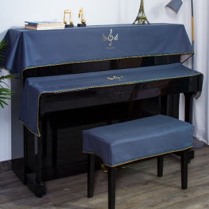 Modern Minimalist Piano Dust Cover Luxury High End Nordic Style Full Cover Premium Feel Piano Lid Cloth Home Fabric Dustproof