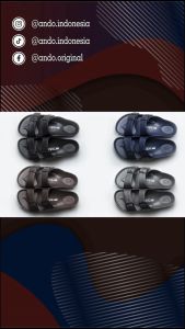 Sandal Selop Ando Sultan/sandal slip on pria dewasa/sandal kokop Pria Dewasa Size 38-42/Bisa COD