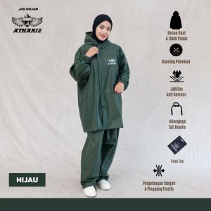 Jas Hujan Setelan jaket Celana Pria Wanita Bahan Sangat Teba By ATHARIZ