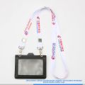 Double Buckle Airport ID Card Lanyard Original Color Aviation Tag Lanyard Aircraft Carrier Neck Strap Passport Lanyard. 