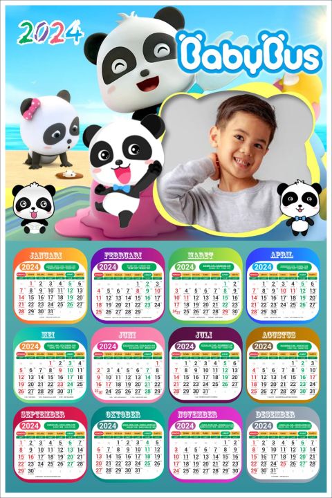 KALENDER 2024 CUSTOM FOTO (beli 10 bonus 1 beli banyak bisa nego ...