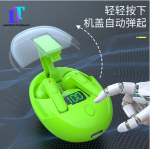 New Waterproof Bluetooth Earphone Wireless Bluetooth 5.3 Smart Digital Display in-Ear TWS Bilateral Stereo Long Life Noise Cancelling Bluetooth Headset Gaming Low Latency Sports Headset Bluetooth Earphone