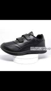 FIURI - ANDO - MORI VELCRO 37-40 FULL HITAM - Sepatu Kets Wanita-Sneakers Wanita-Sepatu Olahraga Wanita-Casual-Sepatu Jogging Lari Fitness Gym Senam Wanita-Sepatu Anak Perempuan Cewek-Sepatu Sekolah Berperekat SD SMP SMA