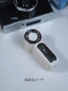 Quạt Cầm Tay Mini Cầm Tay 5 Tốc Độ Có Thể Điều Chỉnh Sạc Lại Được Bằng Cổng Type-C Siêu Nhỏ Gọn Làm Mát Cho Nhà Văn Phòng Giải Nhiệt Mùa Hè