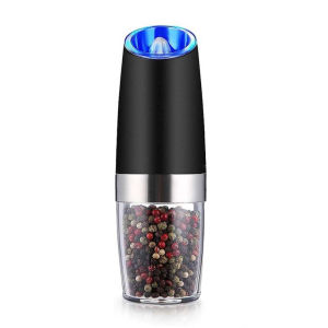 Electric Automatic Mill Spice Salt and Pepper Grinder Gravity LED Light Adjustable Coarseness Kitchen Steak Tool Sets