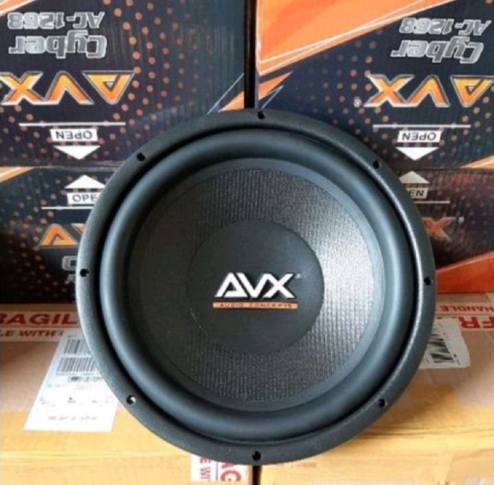 New SUBWOOFER MOBIL 12" inchi AVX SUBWOOVER 12 in Harga Murah DOUBLE COIL