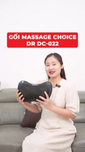 Gối Massage Choice.Dr DC-022 Massage Nhiệt Hồng Ngoại Với Chế Độ Chuyên Biệt Xoay Đảo Chiều Cho Bạn Khỏe Mỗi Ngày