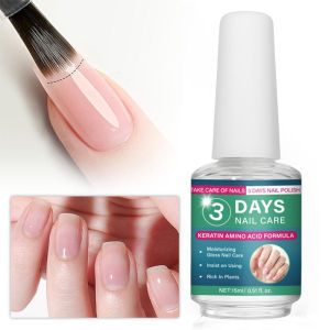 3 Days Nail Care Oil Keratin Amino Acid Formula Fast Dry 90s Salon Shine No Chip Deep Moisture Nail Strengthener15ml