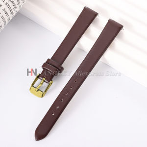 Genuine Leather Watch Bracelet Women Men Fashion Watchband Mini Band 10mm 12mm 14mm 16mm 18mm 20mm 22mm Ultra-thin Replace Strap