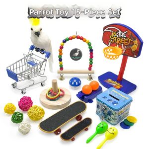 Stress Relief & Tooth Grinding Parrot Swing Toy