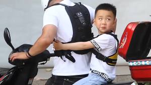 Motorcycle Safety Belt for Kids Adjustable Children Harness Anti-drop Baby Riding Seat Belt for Motorcycle Bike Safety Belt