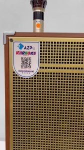 Loa kéo Bluetooth chính hãng AZproAZ-V9-ABass 20 thùng gỗ cao cấp kèm 2 mic