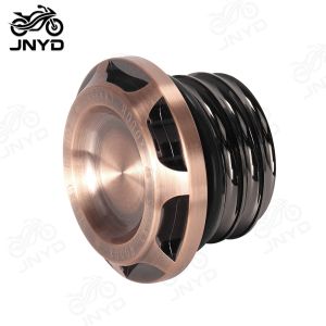 JNYD Motorcycle Fuel Gas Tank Screw-In Flush Oil Cap Tank Cover Aluminum For Harley Sportster XL 1200 883