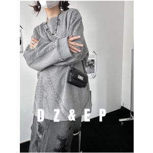 Mini Crossbody Shoulder Bag for Women 2024 New Style High-End Feels Chain Diamond Pattern Black PU Leather American Retro Style