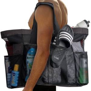 DIHUANTUO | Multi-purpose Beach Bag with Large Capacity PVC Mesh