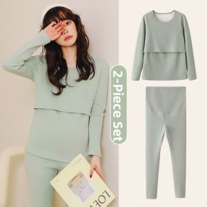 MIDULI | Maternity Warm Underwear Pants