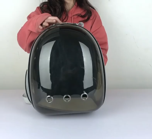 Space Capsule Pet Carrier Backpack - Panoramic Transparent Breathable Airline Approved for Cats
