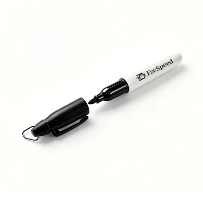 FzcSpeed Golf Marker Pen Waterproof Plastic Ballpoint Pen for Golf Driving Range Fade-Resistant Golf Accessory