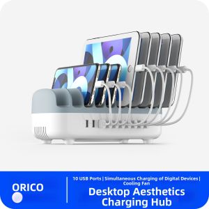 ORICO | Multifunctional Multi-port USB Charging Station Built-in Cables