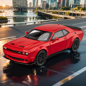 jiaye toys | Sound and Light Rebound Opening Doors Alloy Sports Car Model 1:32