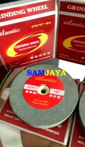 BATU GERINDA HIJAU ATLANTIC 6x1x1" inch GRIT #80 #100 #120 / BATU GRINDA ALAM ASAH MESIN DUDUK