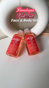 Bonita Himalayan Pink Salt Face and Body Oil with SPF 30 Korean Citron Collagen Moringa | Organic