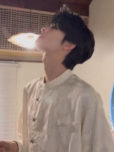 New Chinese Style Mens Long Sleeve Shirt Butterfly Button Autumn Spring Tunic Top Dark Pattern Embroidery National Trend