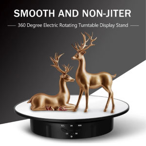 200mm 3 Speeds Photography Rotating Display Stand 360 Electric Rotating Product Display Turntable For Video Shooting