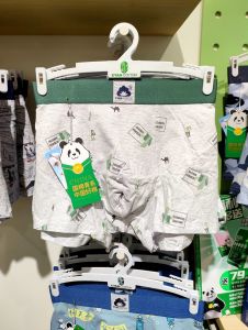 Comfortable Mid-Waist Cotton Boxer Shorts Mens Printed Youth Fashionable Red Briefs Breathable Sweat-Wicking Summer Underwear