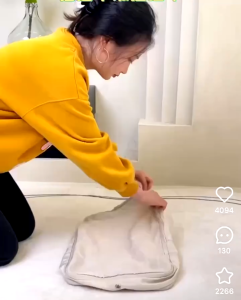 Johor Seller | Vacuum Travel Bag Luggage Bag Vacuum Storage Bag Storage Clothes Organizer Compression
