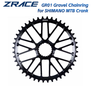 ZRACE GR01 Gravel / MTB Chainring for SHIMANO M9100 / M8100 / M7100 / M6100 / MT900 Crank,40T 42T 44T