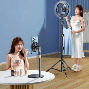 YUANTANGBO | Live Streaming Phone Cooler Phone Stand Fill Light Integration Semiconductor Cooling Ultra Quiet